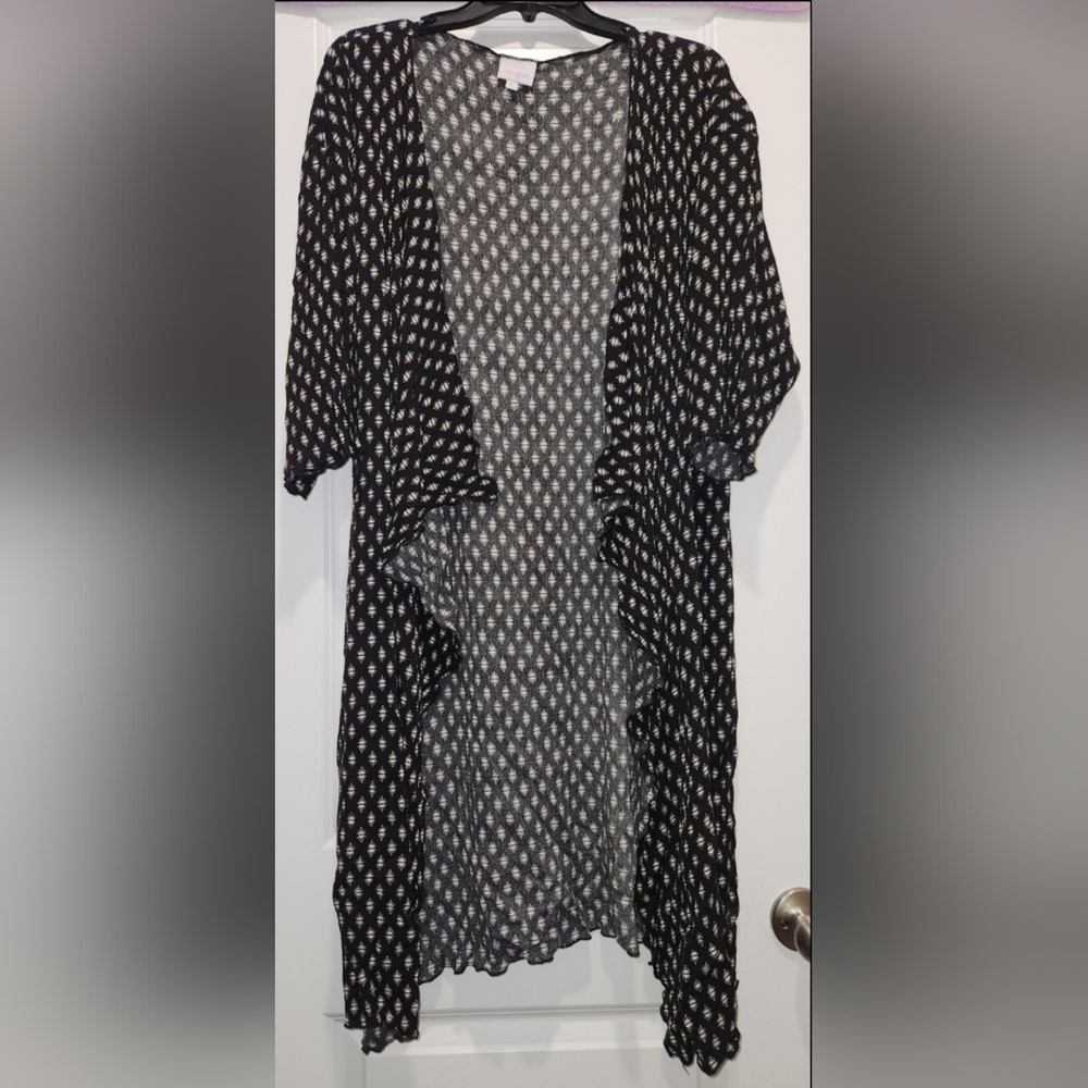 LuLaRoe Black and White Cardigan